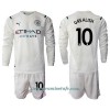 Conjunto (Camiseta+Pantalón Corto) Manga Larga Manchester City Jack Grealish 10 Segunda Equipación 2021/22 - Niño